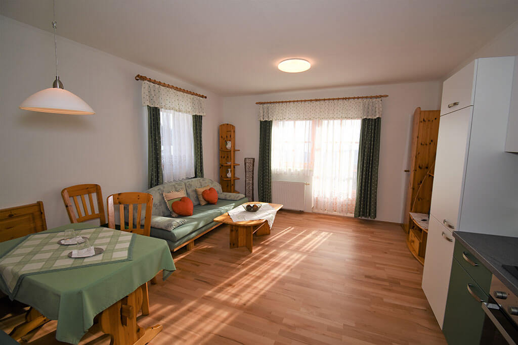 Zimmer B1 - Apartment Grün im Fastenhaus Dunst